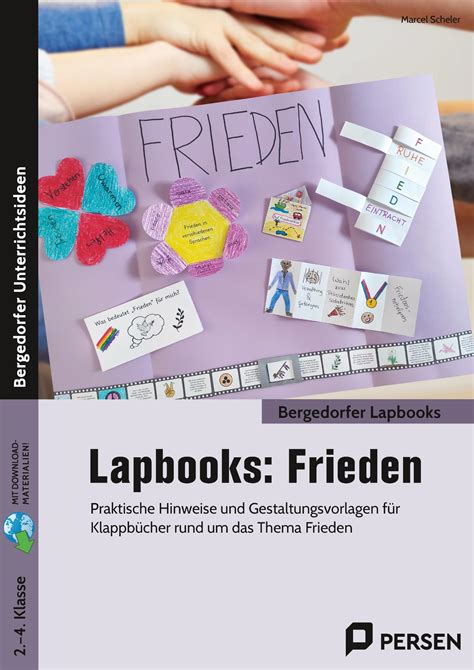 Grundschule Unterrichtsmaterial Ethik Lapbooks Frieden 2 4 Klasse