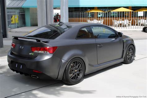 Modified Matte Graphite Kia Forte Koup-R