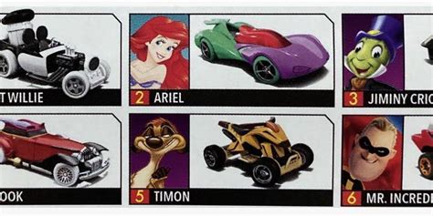 Hot Wheels Disney Series 6 Hobbies Toys Toys Games On Carousell