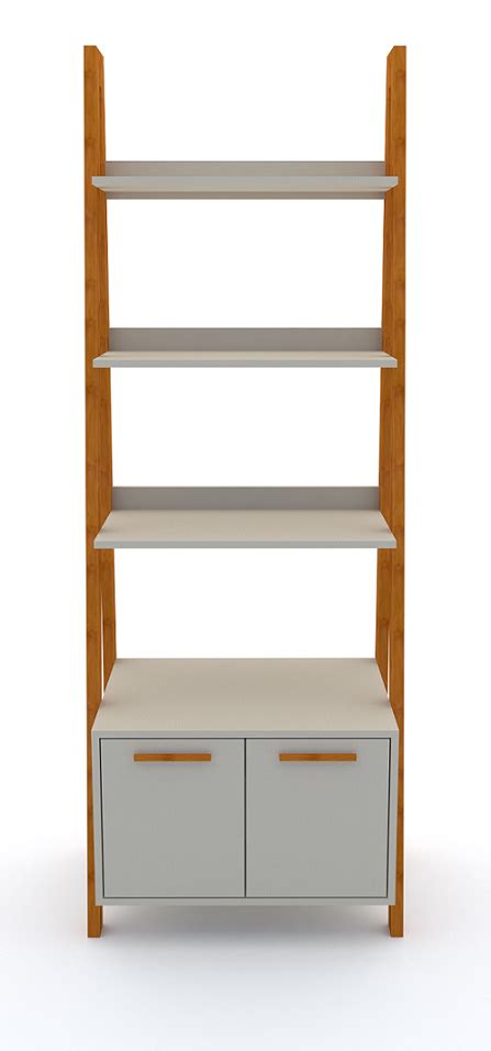 Estante Kisi Prateleiras Arm Rio Mdf Nude E Madeira X X Donna Epa Madeiramadeira