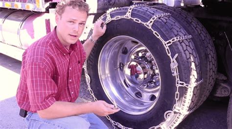 How To Install Semi Truck Highway Service Tire Chains Tire Chains R Us