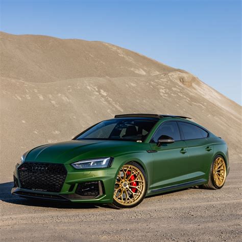 Green Audi Rs Sportback Brixton Forged