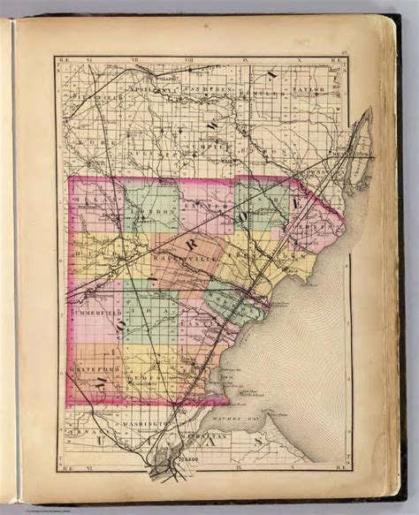 Map Of Monroe County Michigan