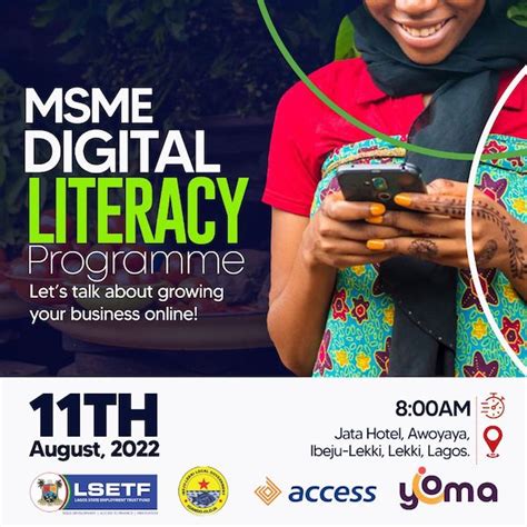 Msme Digital Literacy Programme Ibejulekki All Information Portal