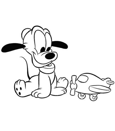 Dessin De Chien Pluto Les Dessins Et Coloriage