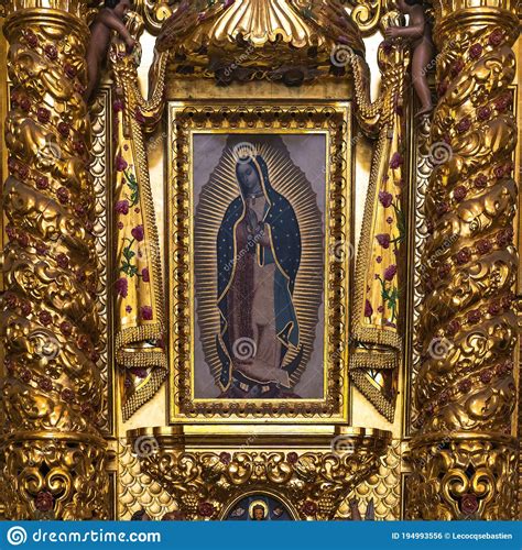 Nostra Signora Di Guadalupe Vergine Maria Mexico Fotografia Editoriale