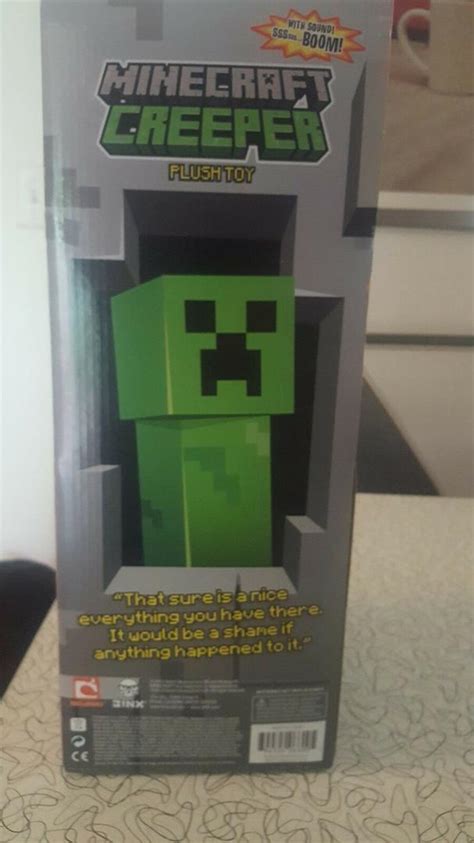 Original Mojang Minecraft Creeper Plushy Wsound 14 Inches Of Ssssssboom 1985112006