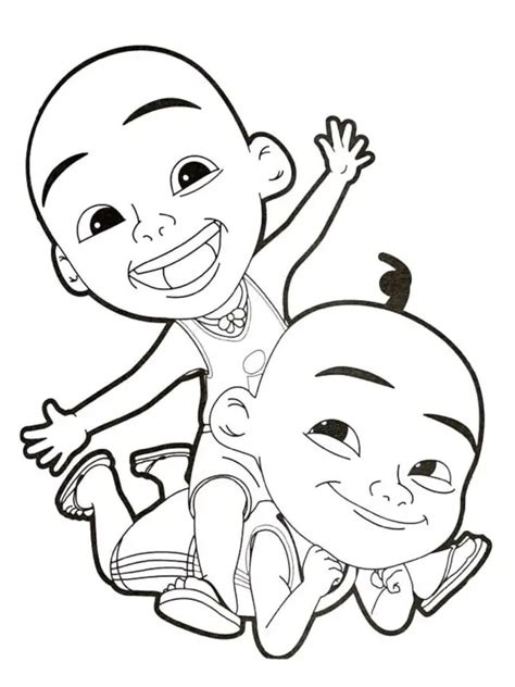 50 Gambar Mewarnai Upin Ipin Terbaru (Download Gratis) - Inspirilo