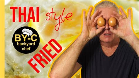 Thai Crispy Egg Thai Crispy Fried Egg How To Crisp A Thai Fried Egg Kai Dao Youtube