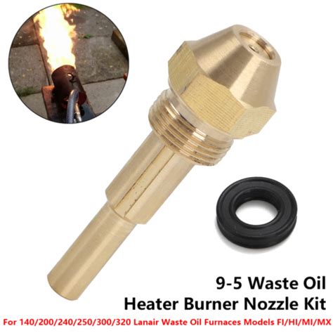 For Lanair Waste Oil Heater Burner Nozzle Kit 9899 Models FI HI MI MX