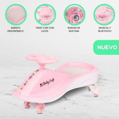 Correpasillo Musical 360º TWIST CAR Pink GENERICO falabella