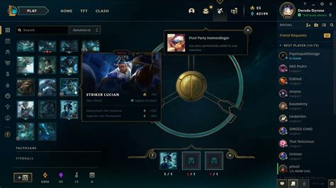 League Of Legends 2021 Skin Rerolling Youtube