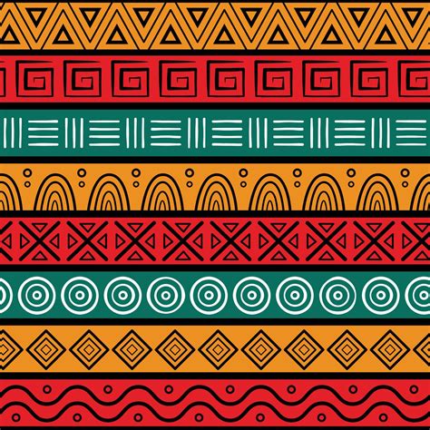 Pan African Color Seamless Pattern 6556139 Vector Art At Vecteezy