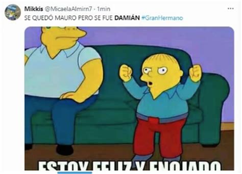 Gran Hermano 2023 Los Mejores Memes De La Eliminación De Damián Ciudad Magazine