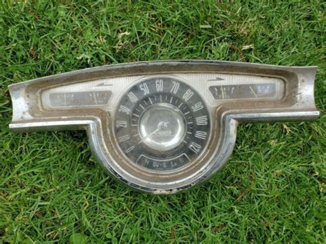 1954 Oldsmobile Dash Gauge Cluster Oem Speedometer Temp Oil Fuel Amp