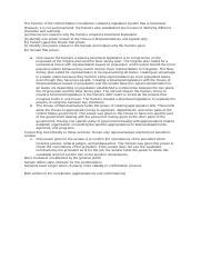 Frq Docx The Framers Of The United States Constitution Created A