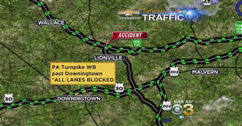 Wb Lanes Reopen On Pa Turnpike After Multi Vehicle Accident Cbs Philadelphia