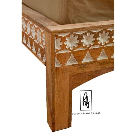 Hibashi Furniture Hibashi Jihad Hand Carved Mango Wood Bed King Wayfair