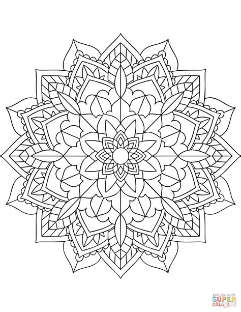 Coloring Pages Online Mandala