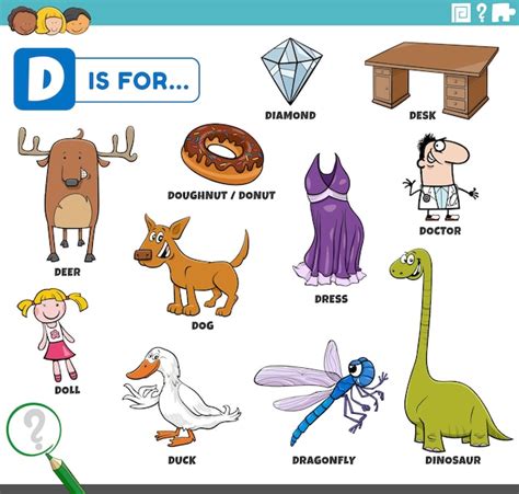 Personagem Com D - Personagens de desenhos animados e objetos começando com a letra d ...
