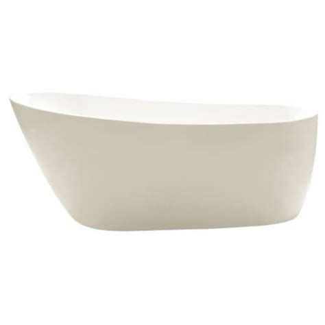 Aqua Eden VTRS592928 59 Inch Acrylic Single Slipper Freestanding Tub