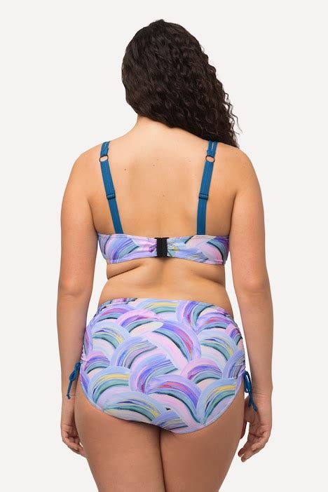 Bikini Motif Aquarelle Armatures Sans Coques Fronces Bikinis Tankinis Maillots De Bain