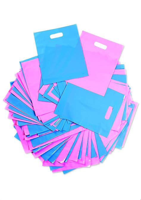 Plastic Thank You T Bags With Die Cut Handles 12x15 Inch