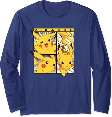 Amazon Pokemon Pikachu Long Sleeve T Shirt Clothing Shoes Jewelry