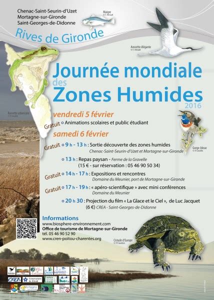 Journ E Mondiale Des Zones Humides Mortagne Sur Gironde