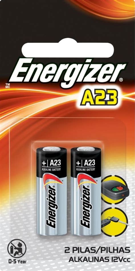 Energizer A23 Batteries 2 Pack Miniature Alkaline Small Batteries