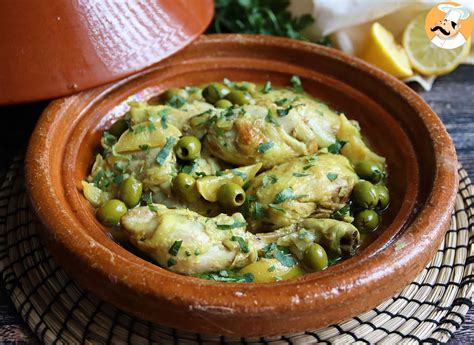 Tajine de pollo limón y aceitunas muy fácil Receta Petitchef