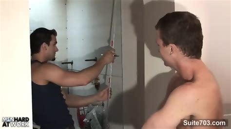 Sexy Gay Worker Getting Fucked And Jizzed