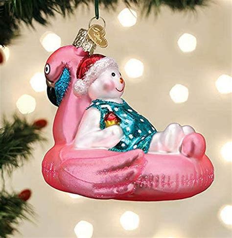 Pool Float Snowman Ornament Item 426249 The Christmas Mouse