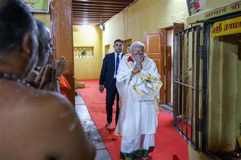 PM Offers Prayers At Kothandaramaswamy Temple In Tamil Nadu The Statesman