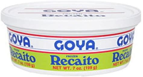 Goya Frozen Recaito 7 Oz Nutrition Information Innit