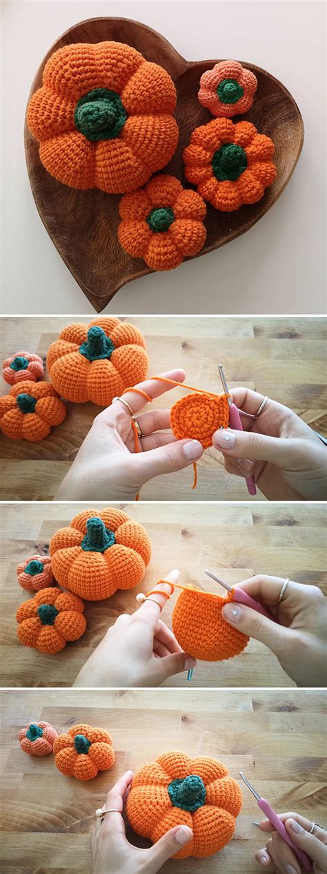 Halloween Pumpkin Set Crochet Tutorial For Beginners