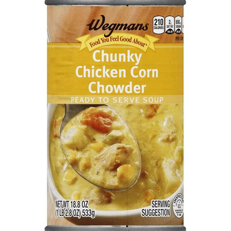 Wegmans Food You Feel Good About Chunky Chicken Corn Chowder Ready To