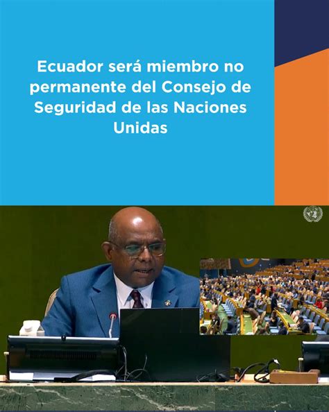 Cancillería Del Ecuador 🇪🇨 On Twitter La Asamblea General De Onu Es