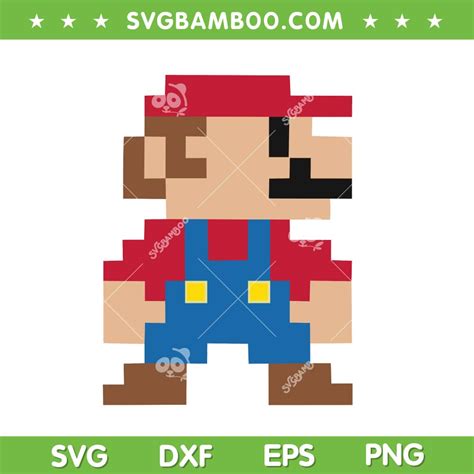 Mario Pixel Svg Png