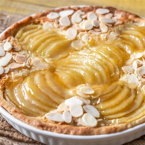 Recette Tarte Frangipane Poires Et Pralinoise