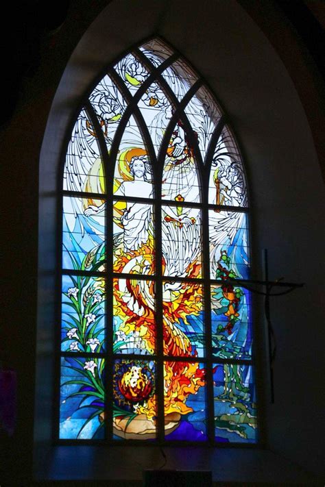 The new chancel window found in the Chapel of St. Timothy and St. Titus ...