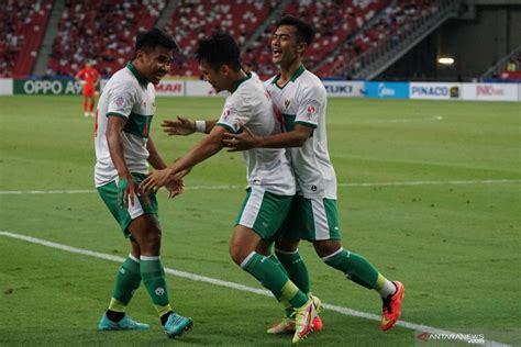 Indonesia Ditahan Imbang Singapura 1 1 Leg Pertama Semifinal Piala Aff