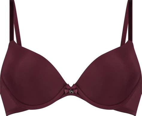 Hunkemöller Dames Lingerie Voorgevormde beugel bh Plunge Paars maat C70 bol