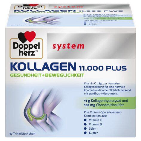 Доппельгерц System, Коллаген 11000 плюс, Doppel Herz, 25 мл, 30 ампул ...