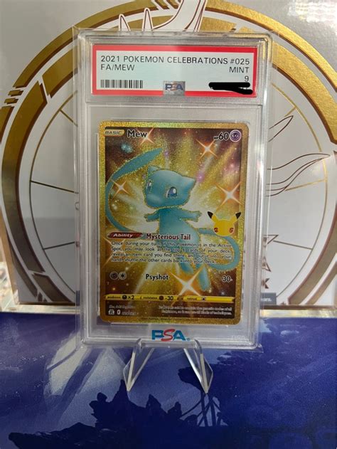 Gold Mew Celebrations Psa Pokemon Card Tcg Hobbies Toys Toys