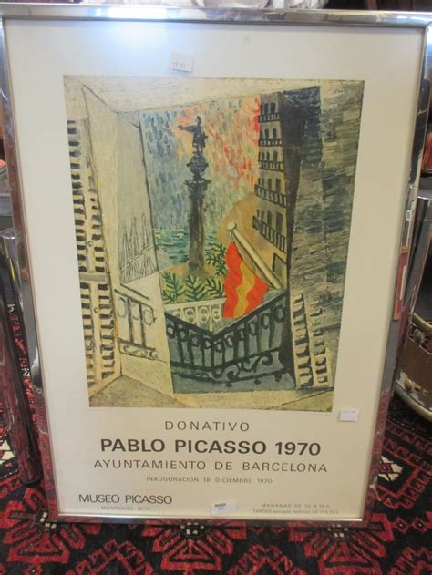 A Poster For A Picasso Exhibition At Museo Picasso Barcelona December