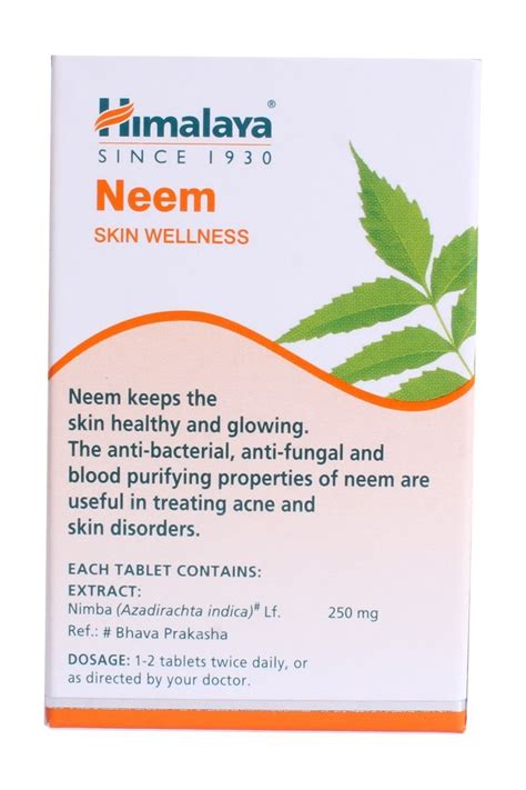 Himalaya Neem Skin Wellness 60 Tablets Price Uses Side Effects