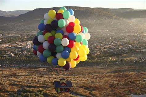 Real-Life Up House Soars Over 20,000 Feet in the Air