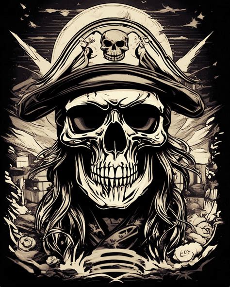 Skull Bones Skeleton Crossbones Skull Pirate Flag by sytacdesign on ...