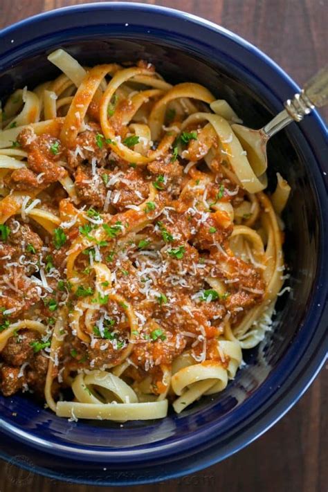 Slow Cooker Bolognese Sauce - NatashasKitchen.com